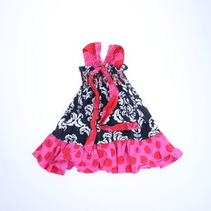 Servane Barrau Girls Black | White | Pink Dress size: 12-24 Months